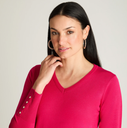 SWEATER ESCOTE EN V