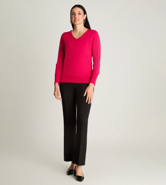 SWEATER ESCOTE EN V
