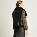 CHAQUETA SIN MANGA BONDED NEGRO