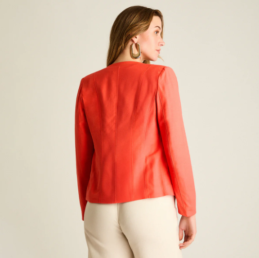 CASACA CORAL CON FORRO