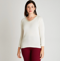 SWEATER CRUDO MANGA LARGA