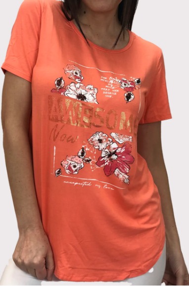 POLERA LOCKE CORAL