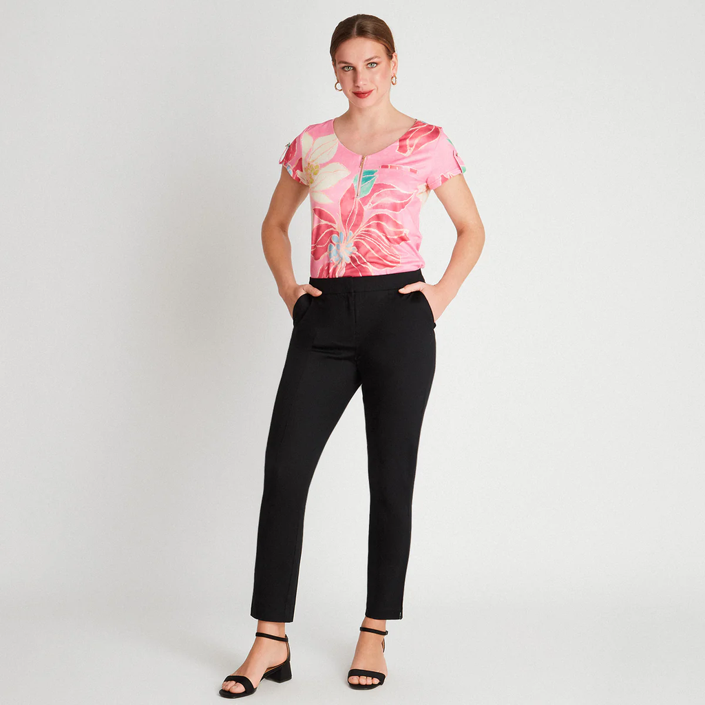 PANTALON GABARDINA CROP