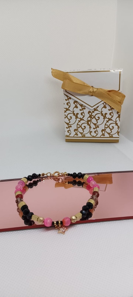 PULSERA BAÑO DE ORO P-26