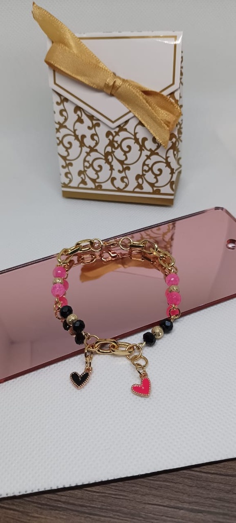 PULSERA BAÑO DE ORO P-27