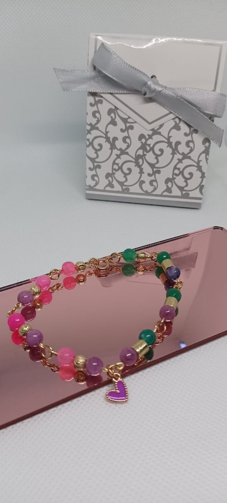 PULSERA BAÑO DE ORO P-28