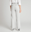 PANTALON DE TELA RECTO RAYADO GRIS