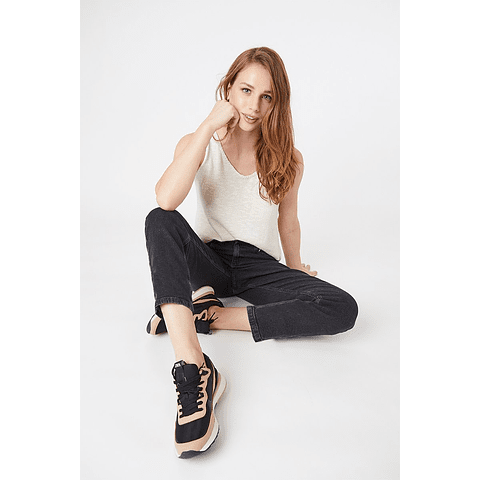 JEANS MOM AMALIA DESGASTE