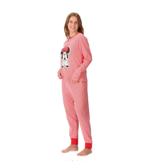 PIJAMA MUJER ALGODON MINNIE