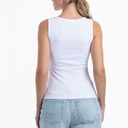 CAMISETA COTTON RIB SIN MANGAS