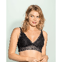 Bralette triangular estilo top con encaje