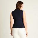 CARDIGAN AZUL SIN MANGA 807504