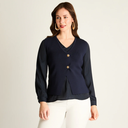 CARDIGAN AZUL SIN MANGA 807504