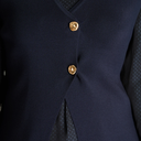 CARDIGAN AZUL SIN MANGA 807504