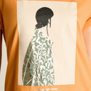 Polera Naranjo Manga Corta Calce Normal