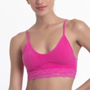 TOP SEAMLESS &amp; ENCAJE