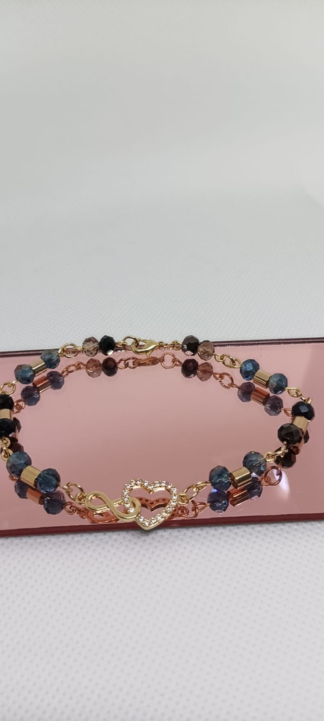 PULSERA BAÑO DE ORO P-20