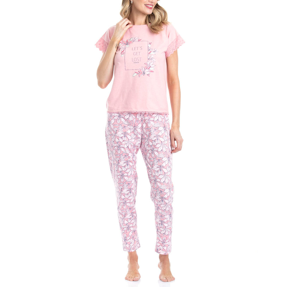 PIJAMA COTTON &amp; VISCOSA ESTAMPADO