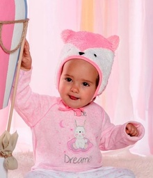 GORRO POLAR PELUCHE BEBE