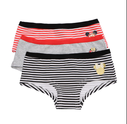 PANTALETA JUVENIL ALGODON Pack 3 MINNIE